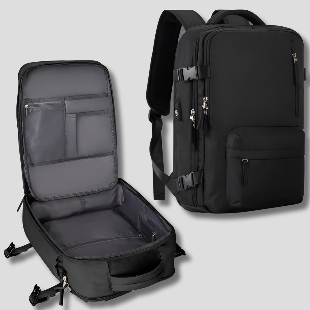 Voyager Pack | Expandable Travel Backpack with 76L Capacity | Durable Design for Organized Journeys