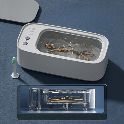 Ultrasonic Smart Cleaner | Deep Cleaning Device with Eco-Friendly Design | Rapid Cycle for Effortless Jewelry and Eyewear Care