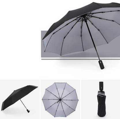 Wearclo | Wind-Resistant Storm Umbrella with Automatic Open Button | Portable Protection Against Rain and Wind