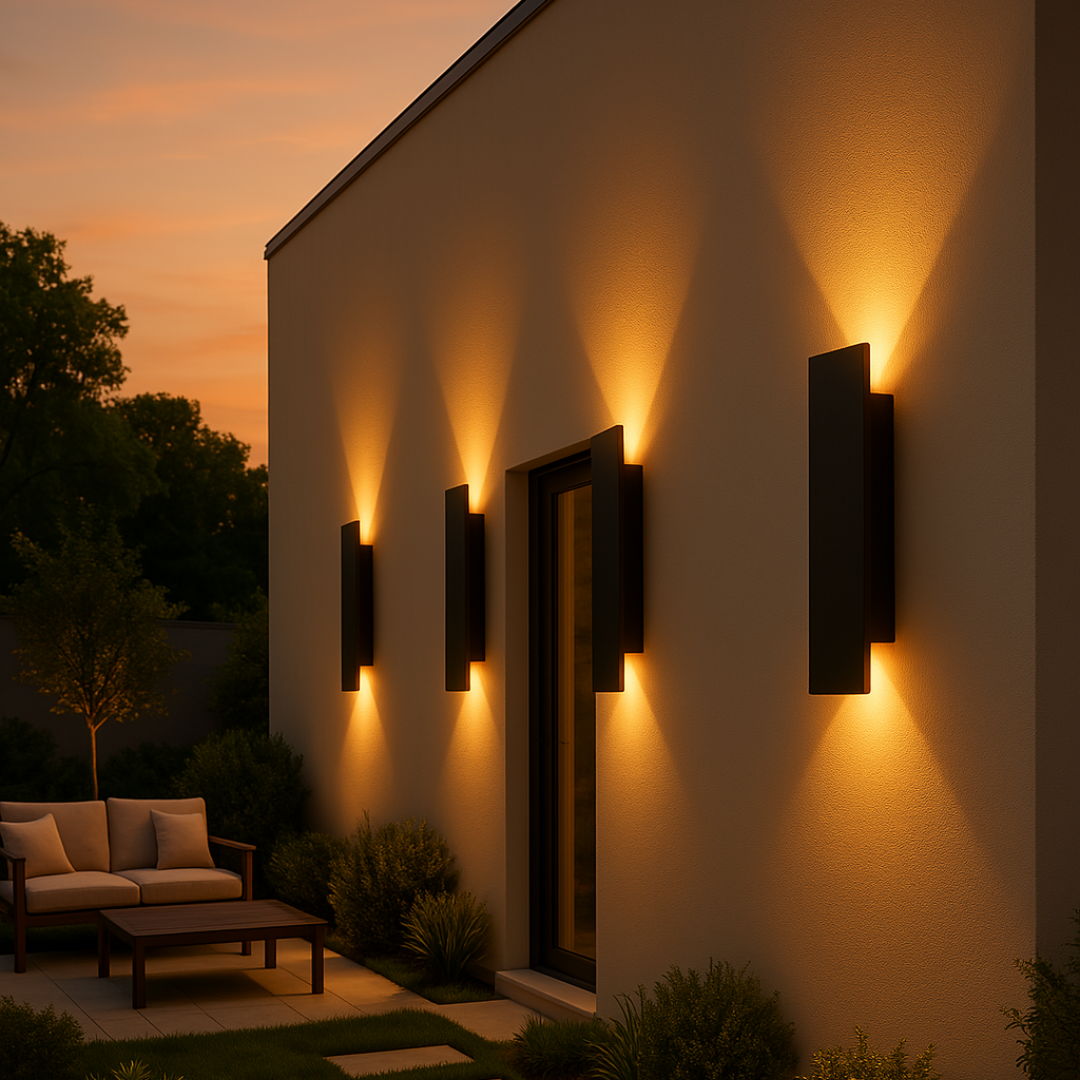 Outdoor LED Wall Light - Weatherproof Aluminum Sconce for Porch, Patio & Garden Entrance