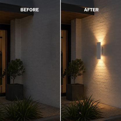 Outdoor LED Wall Light Fixture Aluminum Waterproof Sconce for Patio Garden Entryway Modern Exterior Lighting 6W 18W 24W