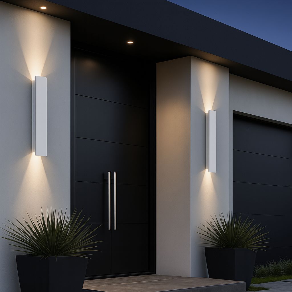 Outdoor LED Wall Light Fixture Aluminum Waterproof Sconce for Patio Garden Entryway Modern Exterior Lighting 6W 18W 24W