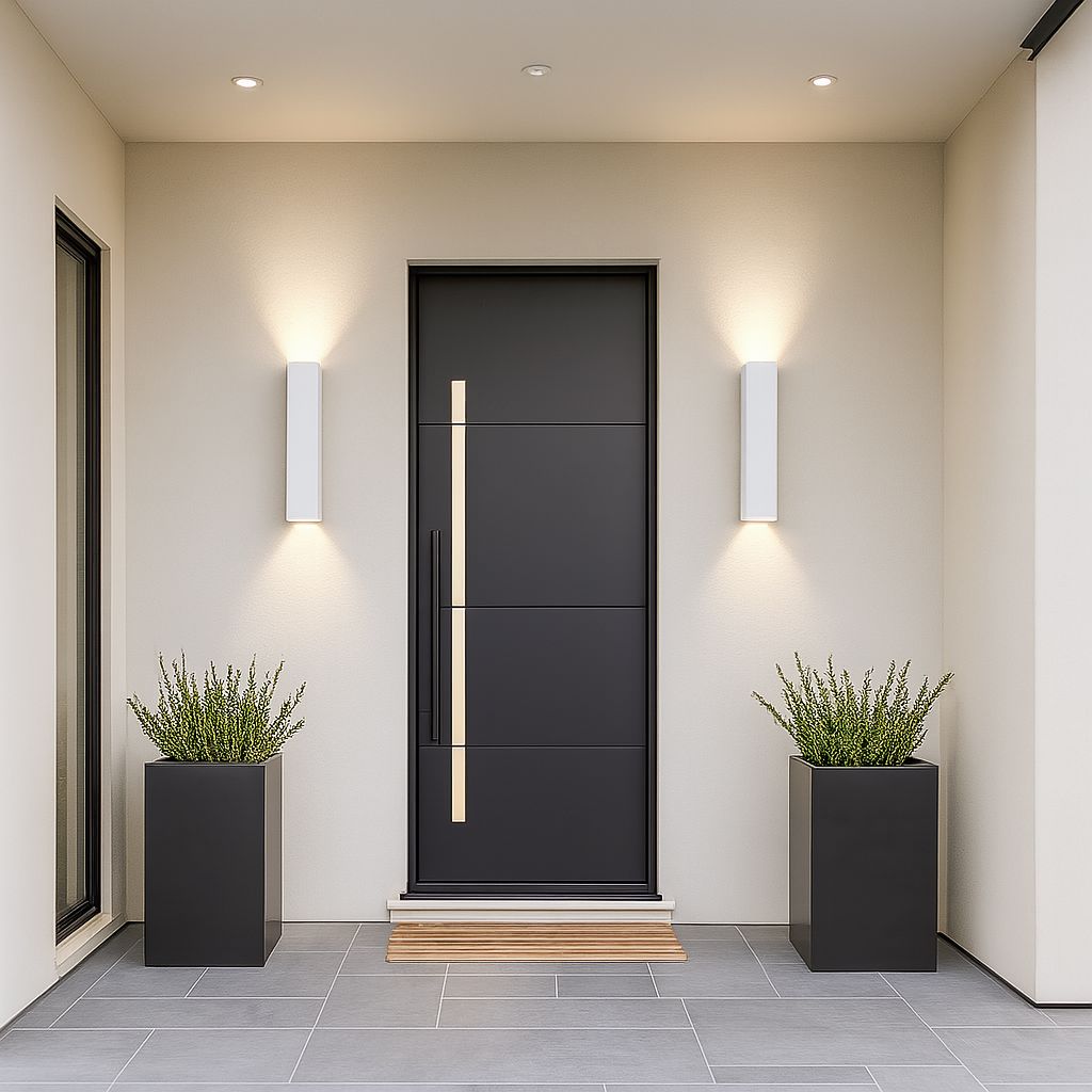 Outdoor LED Wall Light Fixture Aluminum Waterproof Sconce for Patio Garden Entryway Modern Exterior Lighting 6W 18W 24W