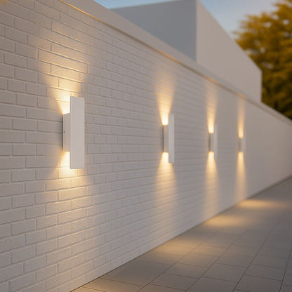 Outdoor LED Wall Light Fixture Aluminum Waterproof Sconce for Patio Garden Entryway Modern Exterior Lighting 6W 18W 24W