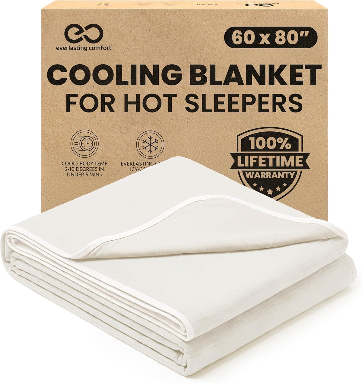 Cozy Haven | Cooling Blanket for Hot Sleepers with Breathable Fabric | Lightweight Throw for Comfort and Relief