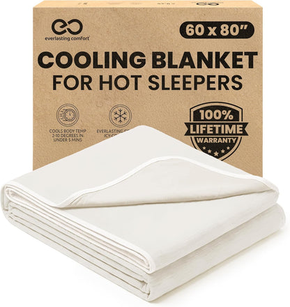 Cozy Haven | Cooling Blanket for Hot Sleepers with Breathable Fabric | Lightweight Throw for Comfort and Relief