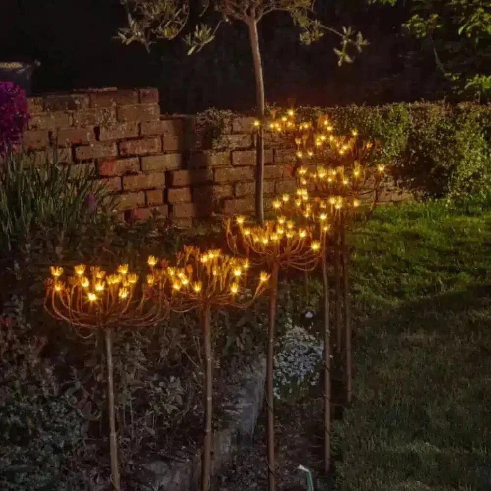 Solar Stake Lights for Garden 6-Pack 40 Inch Tall LED Branch Outdoor Landscape Path Decoration Dusk to Dawn Auto On Off