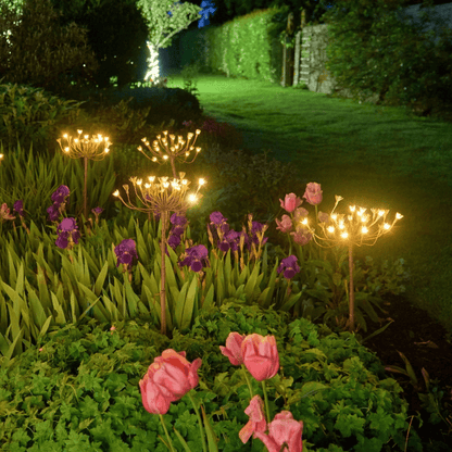 Solar Stake Lights for Garden 6-Pack 40 Inch Tall LED Branch Outdoor Landscape Path Decoration Dusk to Dawn Auto On Off