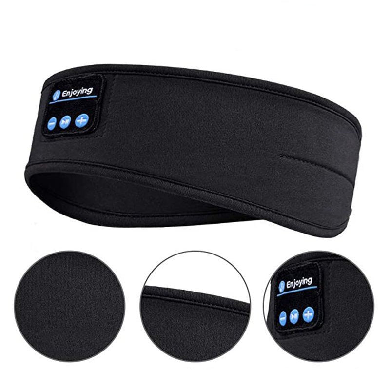 Bluetooth Sleep Headband with Built-In Speakers for Bedtime Audio, Running, Yoga & Exercise