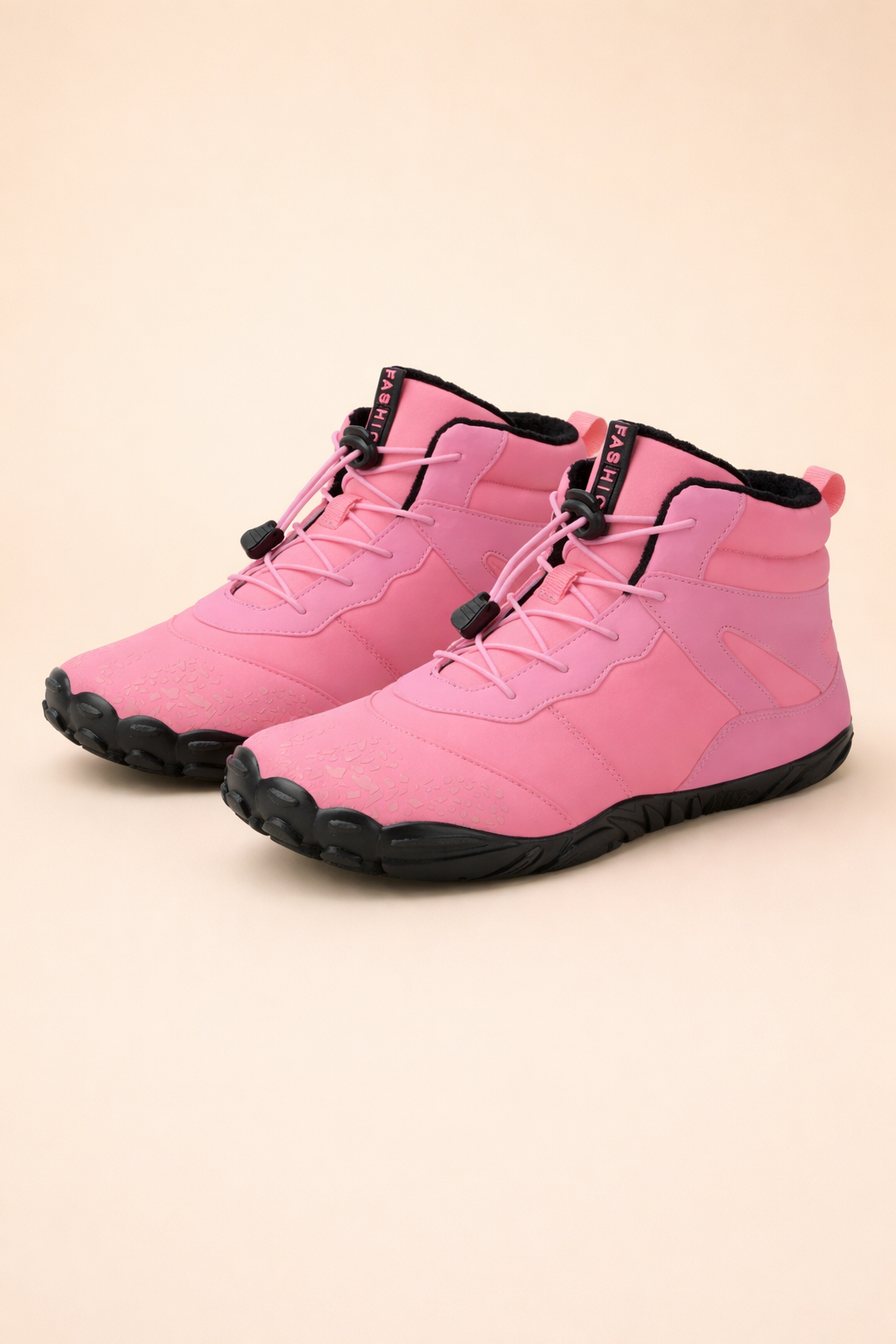 Women's Waterproof Minimalist Winter Boots – Zero-Drop Flexible Sole for Unrestricted Toe Movement & Outdoor Traction