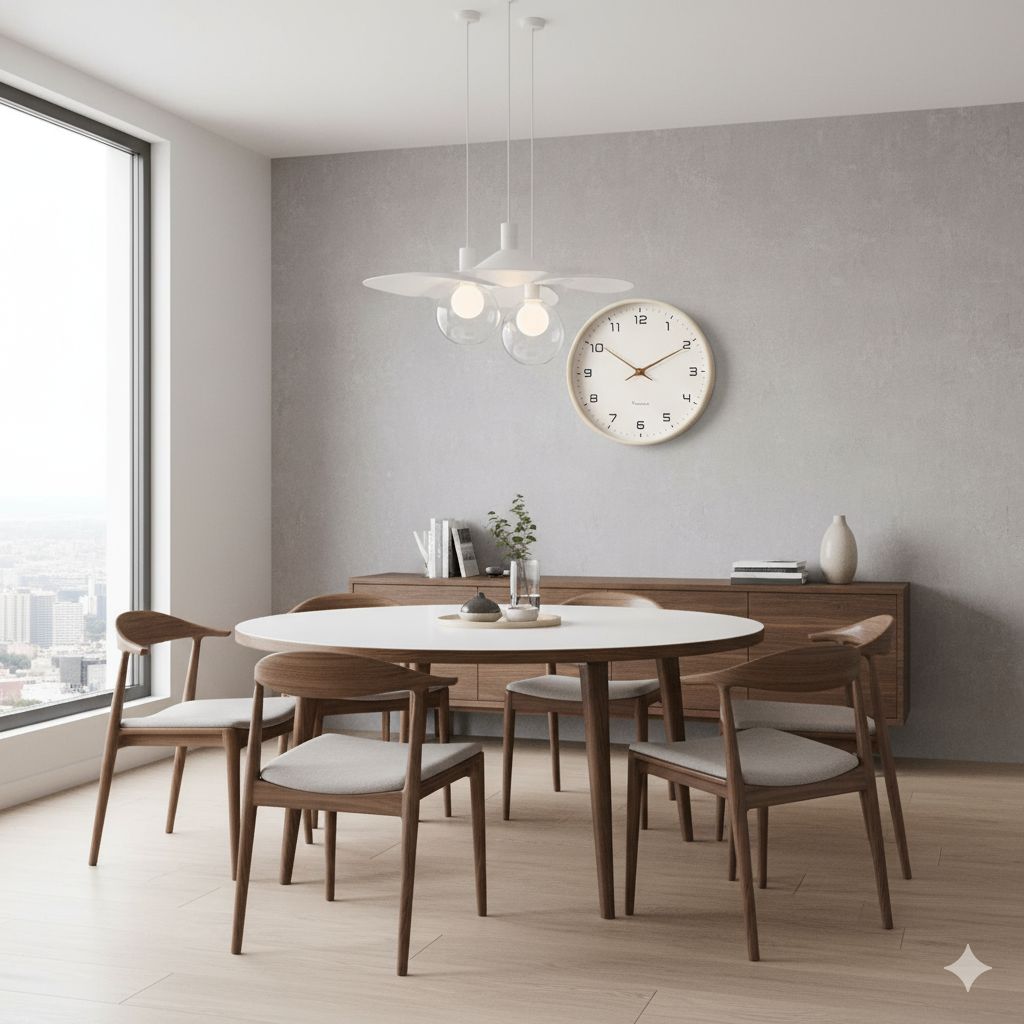 Elegant Wooden Wall Clock | Modern Wall Clock Decor with Silent Sweep Mechanism | Timeless Design for Any Space