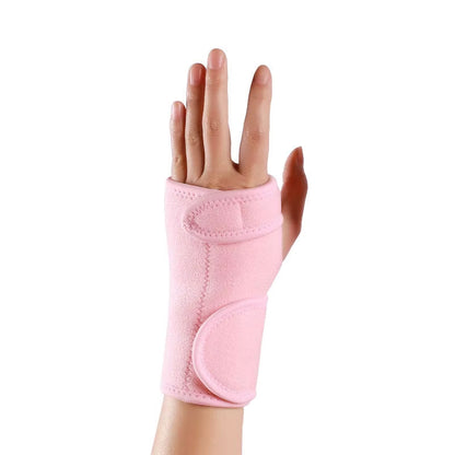 Metal-Reinforced Wrist Brace with Adjustable Compression Straps for Carpal Support, Left or Right Hand