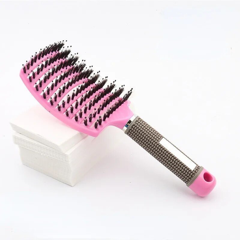 Detangling Hairbrush for Wet & Dry Hair – Pain-Free Knot Removal for All Hair Types