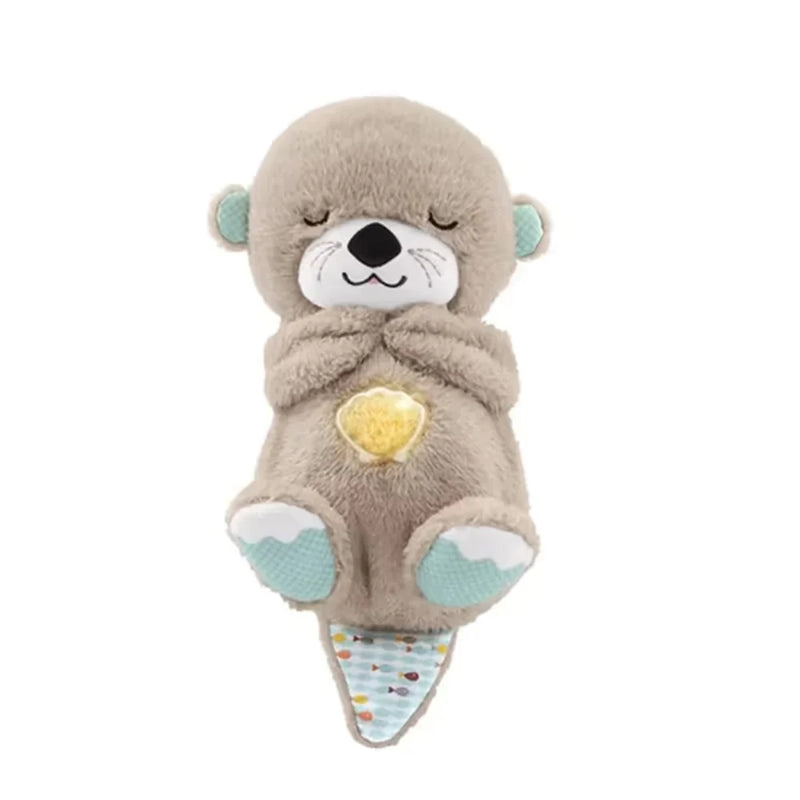 Breathing Plush Companion with Night Light and Calming Sounds for Sleep & Relaxation | Soft Cuddly Toy for Kids & Adults