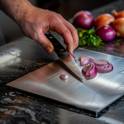 Non-Porous Prep Board Antimicrobial Surface Odor-Resistant Kitchen Workspace Dishwasher-Safe BPA-Free for Vegetables Meat Fish Daily Cooking