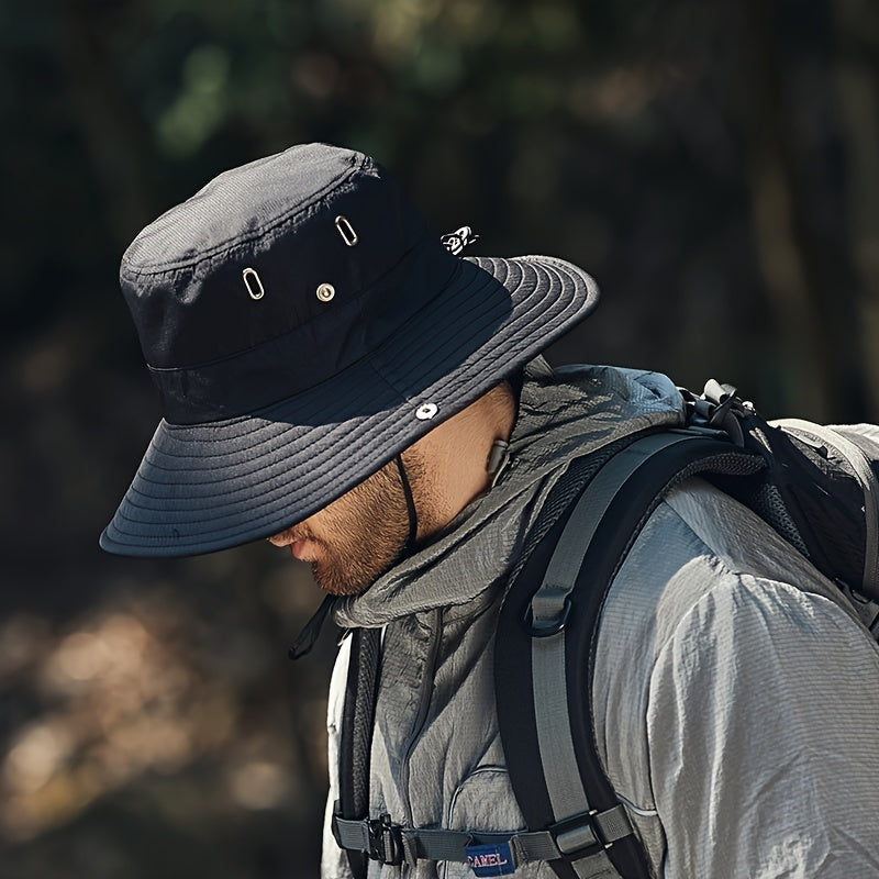 Wide Brim Sun Hat with UPF 50+ UV Protection for Hiking, Beach & Outdoor Adventures