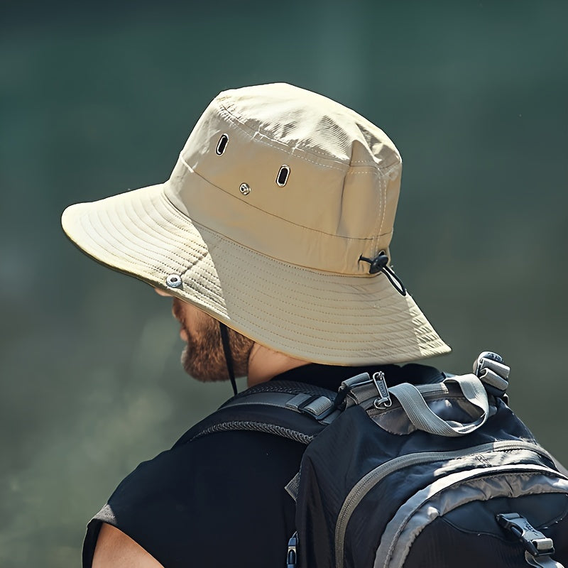 Wide Brim Sun Hat with UPF 50+ UV Protection for Hiking, Beach & Outdoor Adventures